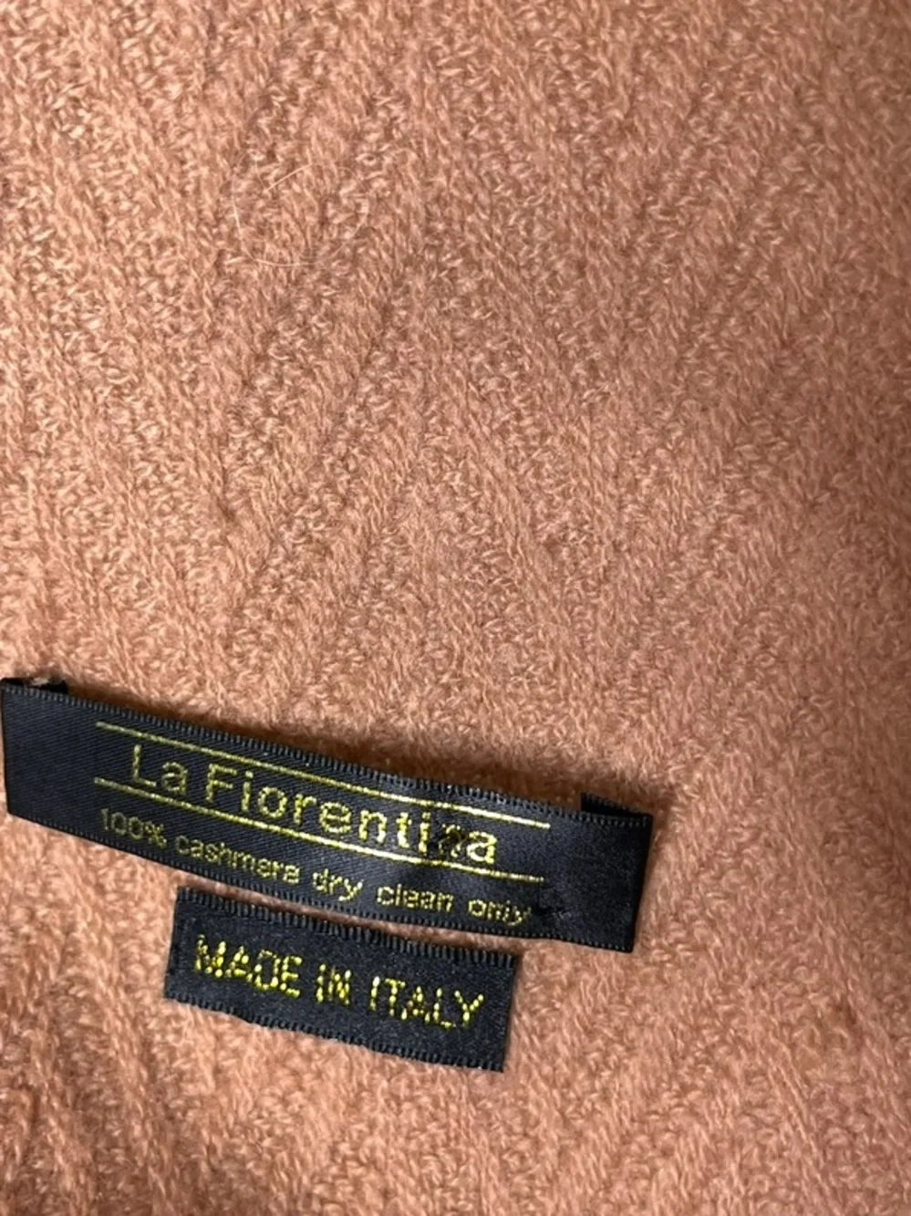 La Fiorentina Cashmere Scarf - Warm Tan